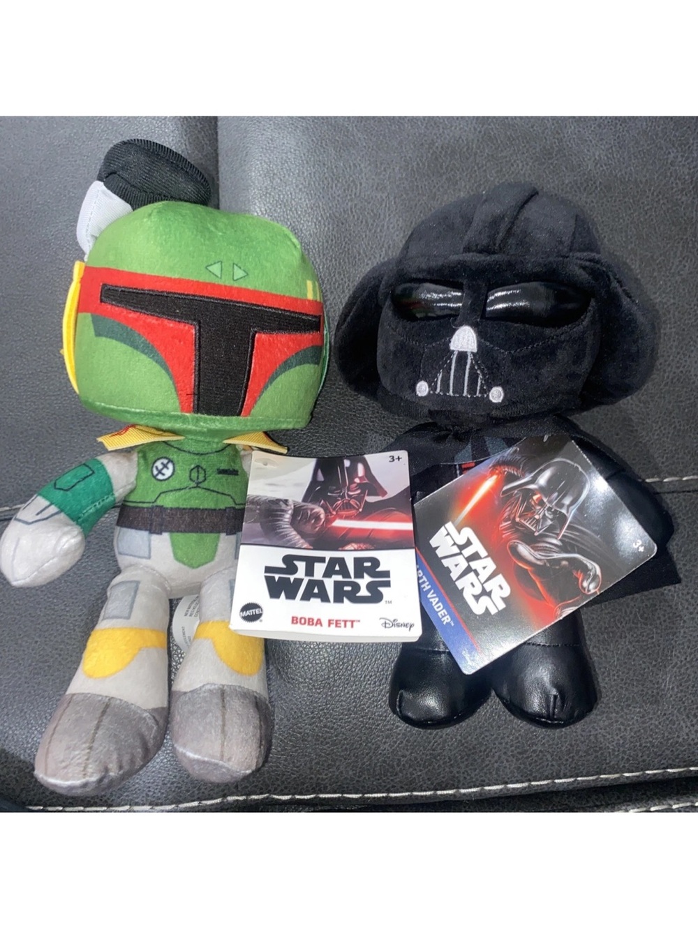 Star Wars Plush Toy - Boba Fett & Darth Vader (Green, Black)